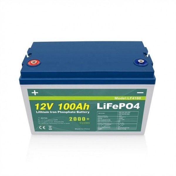 E Boat 12V 100Ah LiFePO4 Battery Pack Lithium Ion No Memory Effect